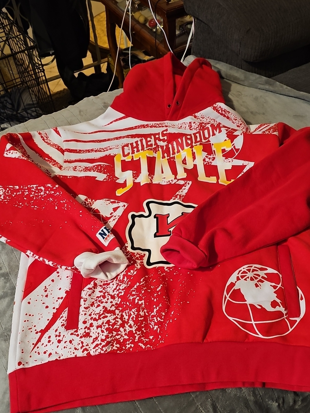 Staple Red and White Chiefs Crewneck Sweatshirt